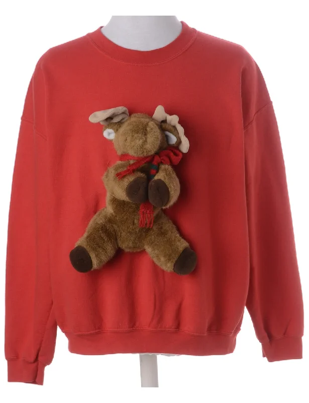 Urban Comfort Label Novelty Christmas Sweatshirt