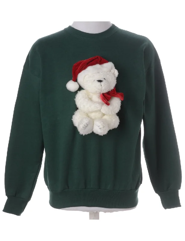 Elegant Wear Label Novelty Christmas Sweatshirt