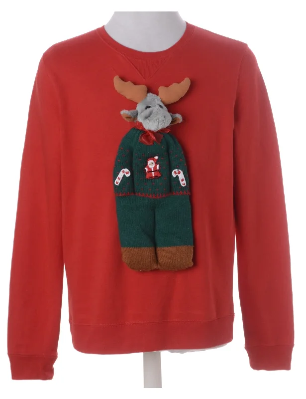 Cozy Outerwear Label Novelty Christmas Sweatshirt