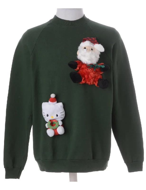 Breathable Style Label Novelty Christmas Sweatshirt