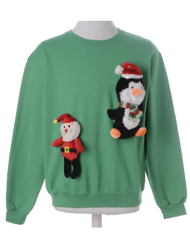 Smart Comfort Wear Label Novelty Christmas Sweatshirt