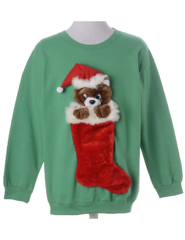 Soft Feel Label Novelty Christmas Sweatshirt