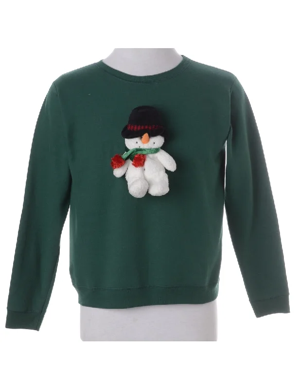 Simple Chic Label Novelty Christmas Sweatshirt