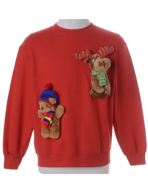 Soft Casuals Label Novelty Christmas Sweatshirt