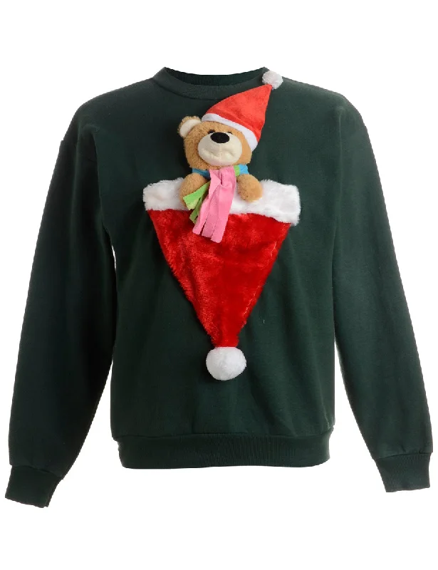 Unique Design Label Novelty Christmas Sweatshirt