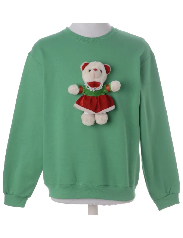 All-Day Outfits Label Novelty Christmas Sweatshirt