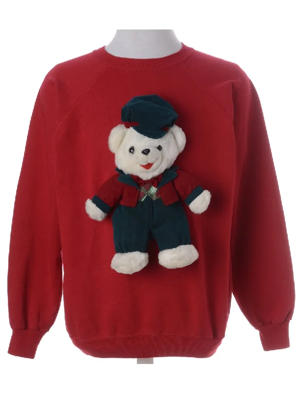 Casual Chic Looks Label Novelty Christmas Sweatshirt