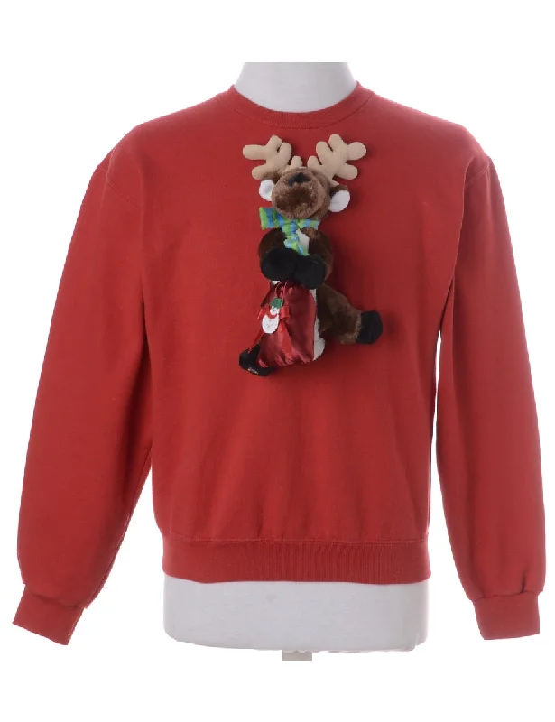 Fashionable Comfort Label Novelty Christmas Sweatshirt