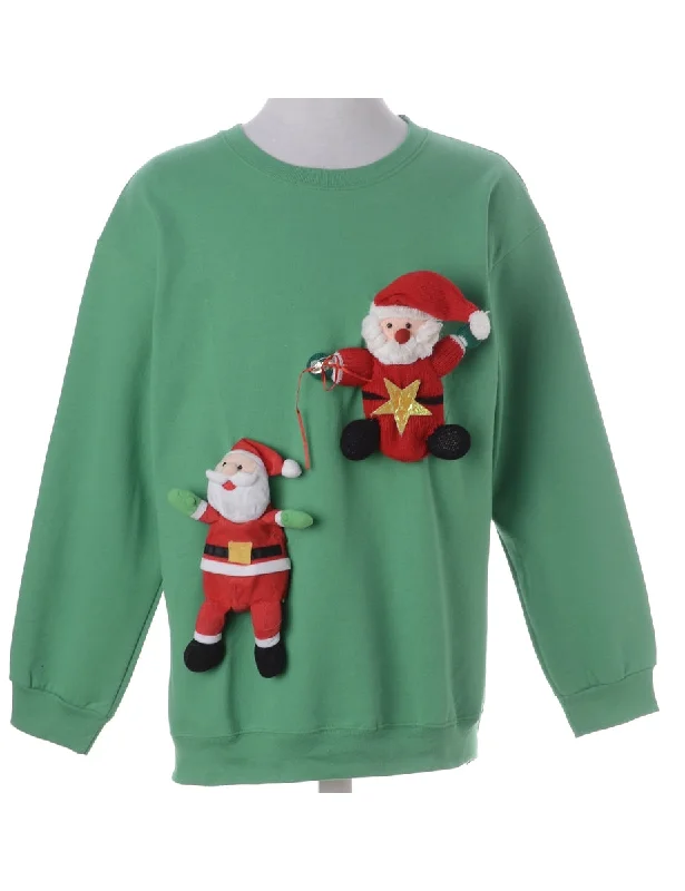 Classic Retro Label Novelty Christmas Sweatshirt