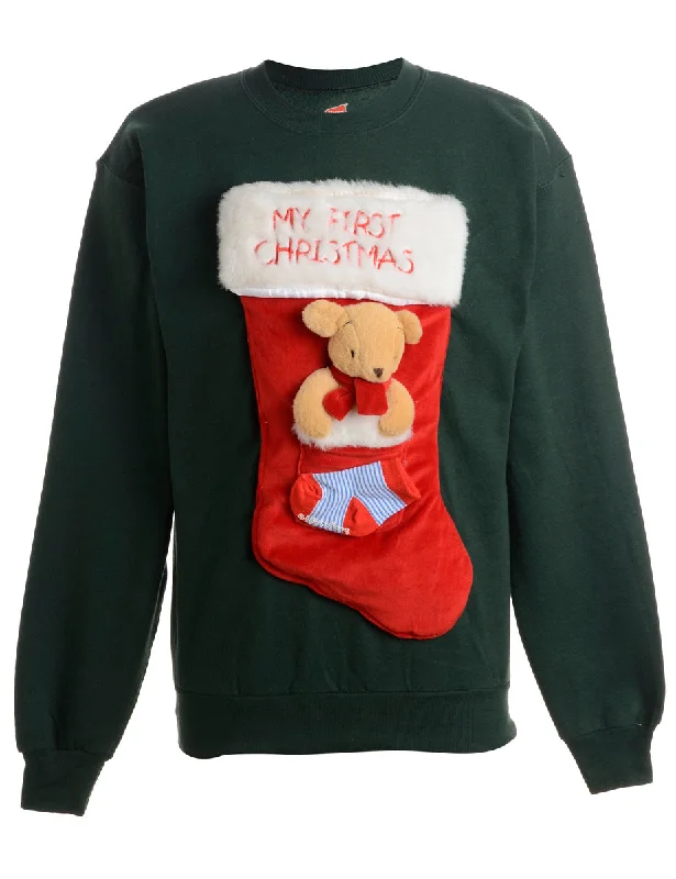 Outdoor Trend Label Novelty Christmas Sweatshirt