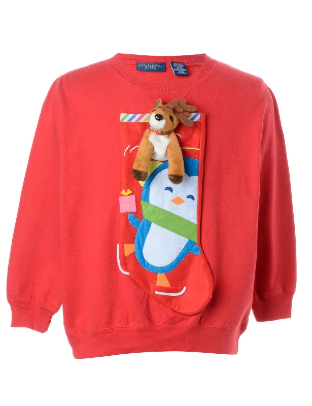 Knowledge And Elegance Label Novelty Christmas Sweatshirt