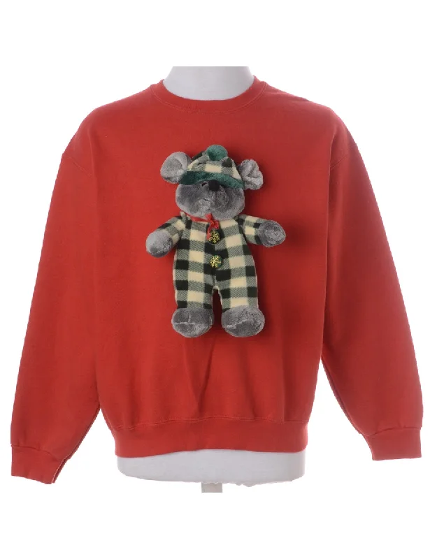 Sweet Style Label Novelty Christmas Sweatshirt