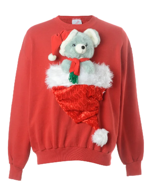 Lazy Style Label Novelty Christmas Sweatshirt