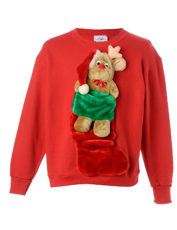 Trendy Items Label Novelty Christmas Sweatshirt