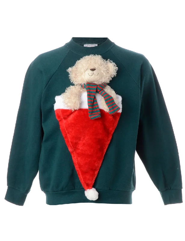 Stunning Fashion Label Novelty Christmas Sweatshirt