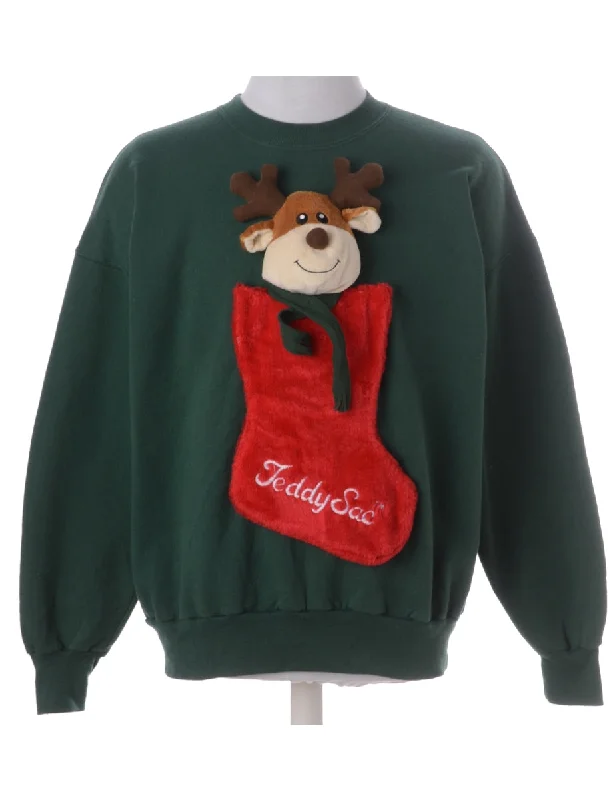 Sports And Leisure Label Novelty Christmas Sweatshirt