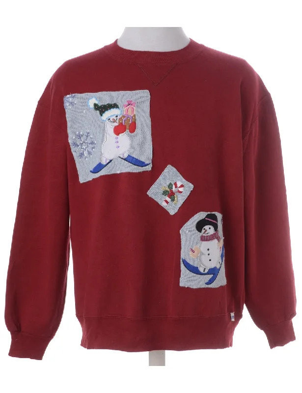 French Style Label Novelty Christmas Sweatshirt