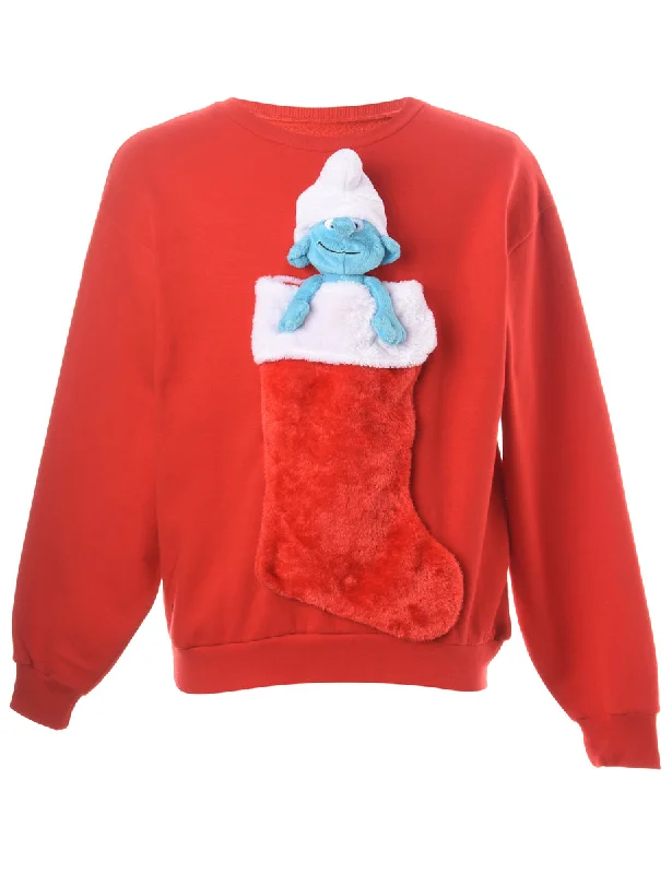 Classic Label Novelty Christmas Sweatshirt