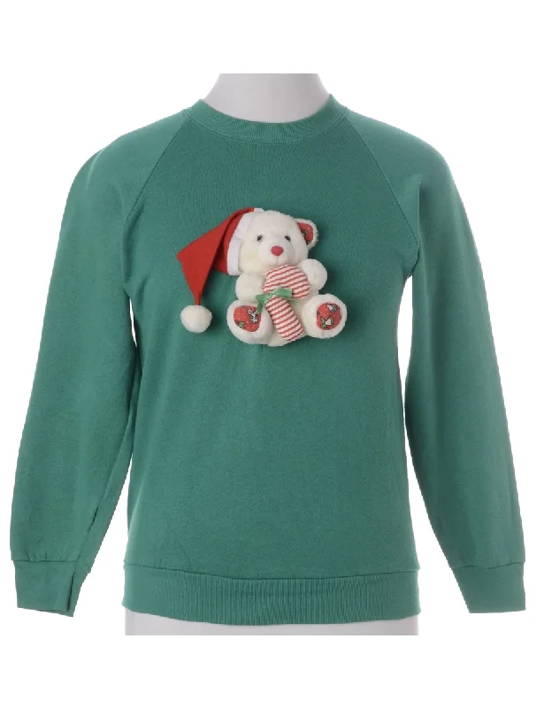 Elegant Design Label Novelty Christmas Sweatshirt