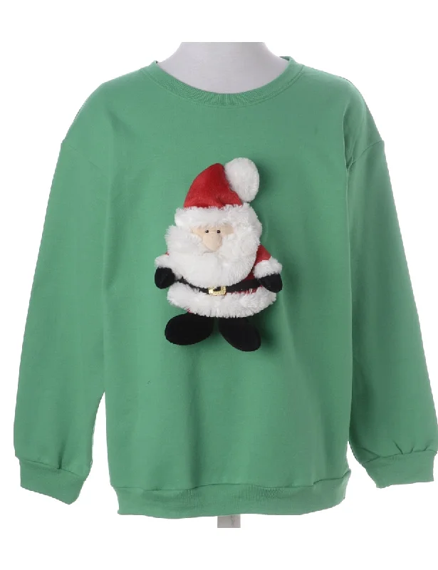 Breathable Design Label Novelty Christmas Sweatshirt