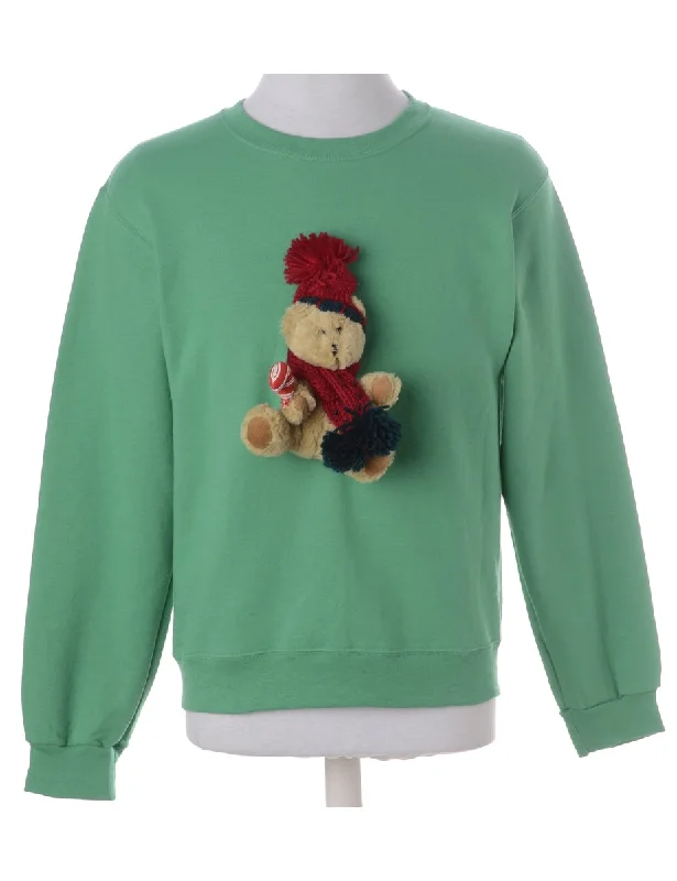 Personalized Wear Label Novelty Christmas Sweatshirt