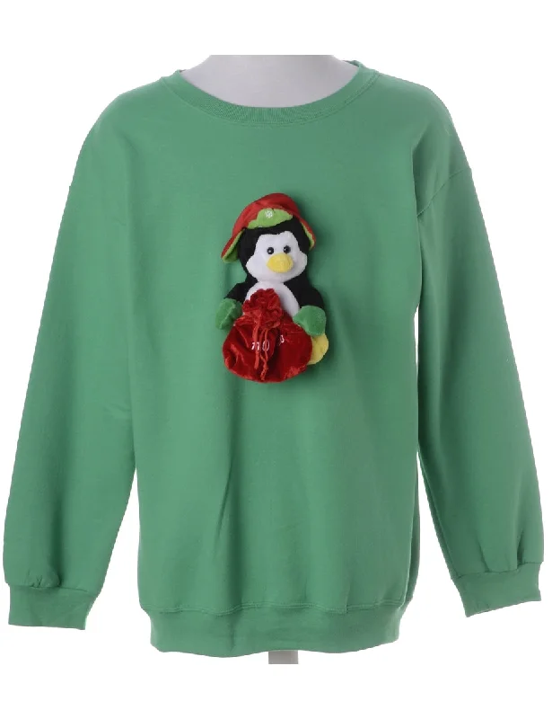 American Style Label Novelty Christmas Sweatshirt