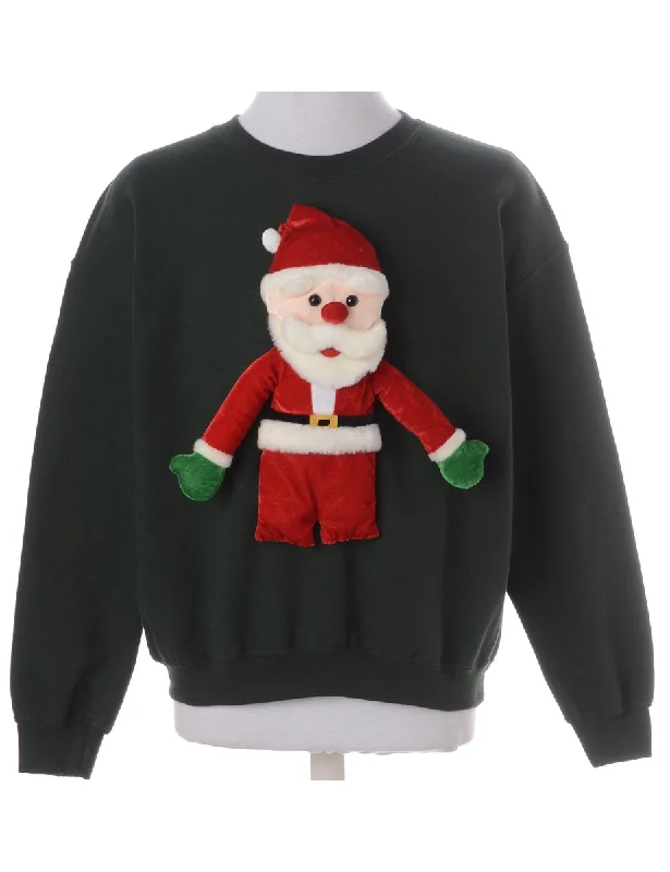 Comfortable Wear Label Novelty Christmas Sweatshirt