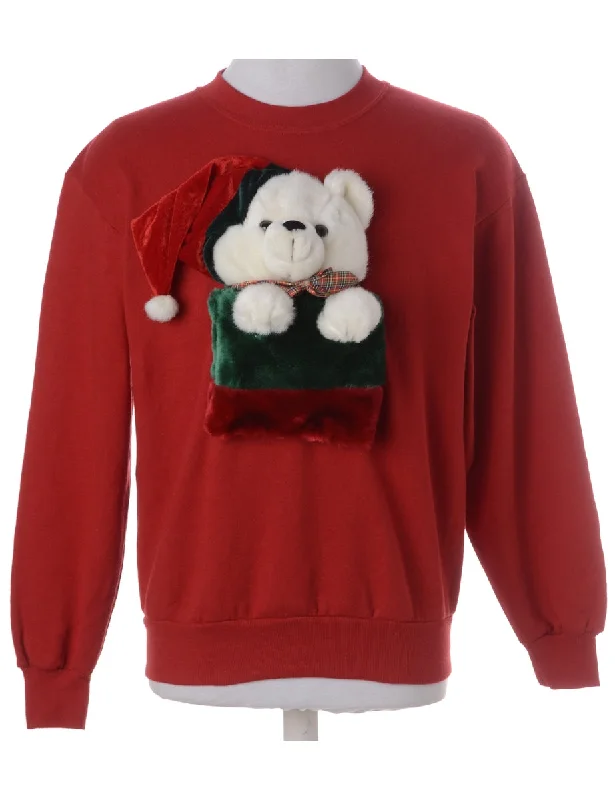 Fashion And Simplicity Label Novelty Christmas Sweatshirt