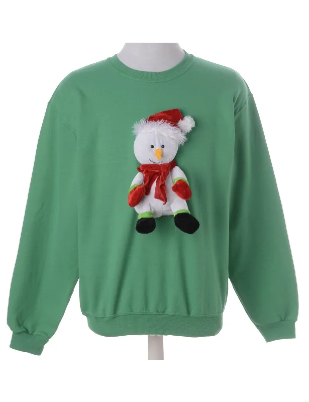Casual Choice Label Novelty Christmas Sweatshirt