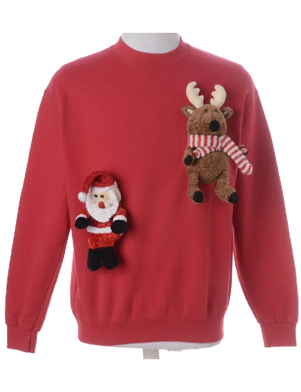 Chic Lounge Label Novelty Christmas Sweatshirt