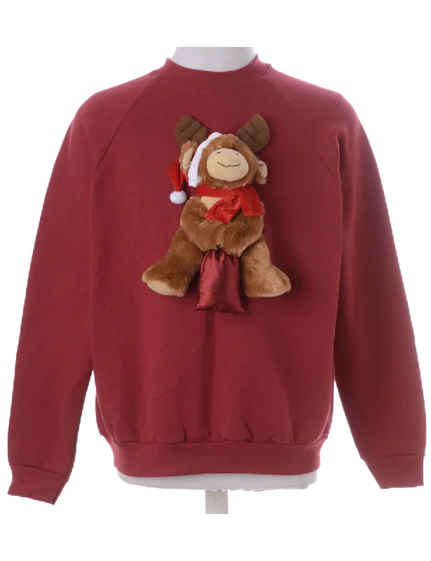 Basic Comfort Label Novelty Christmas Sweatshirt