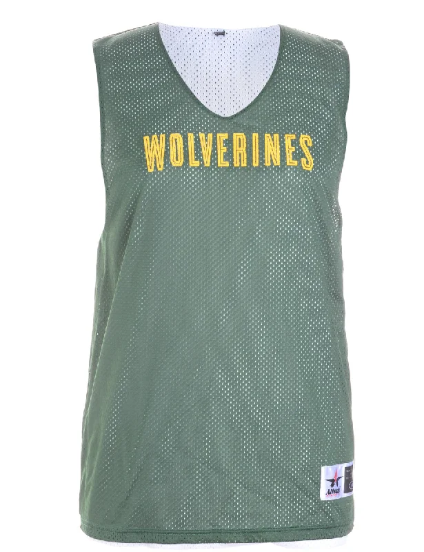 Comfortable Series Label Oversized Basketball Jersey Dress