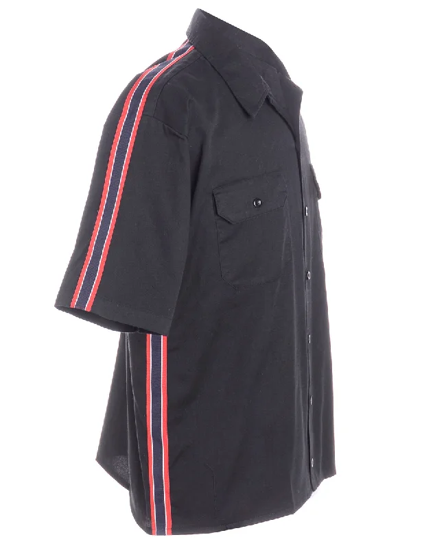 Comfortable Fashion Label Owen Side Stripe Workwear Shirt