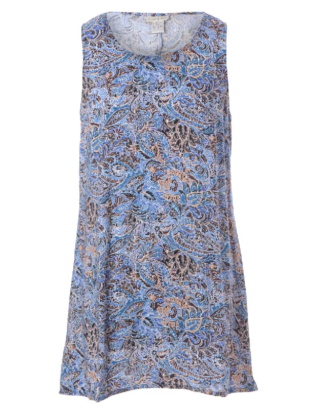 Must-have For Autumn And Winter Label Paisley Short Dress