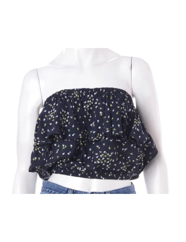 Cozy Essentials Label Penelope Crop Frill Top