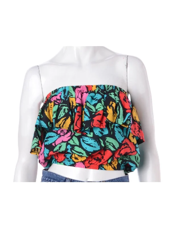 Classic Comfort Label Penelope Crop Frill Top