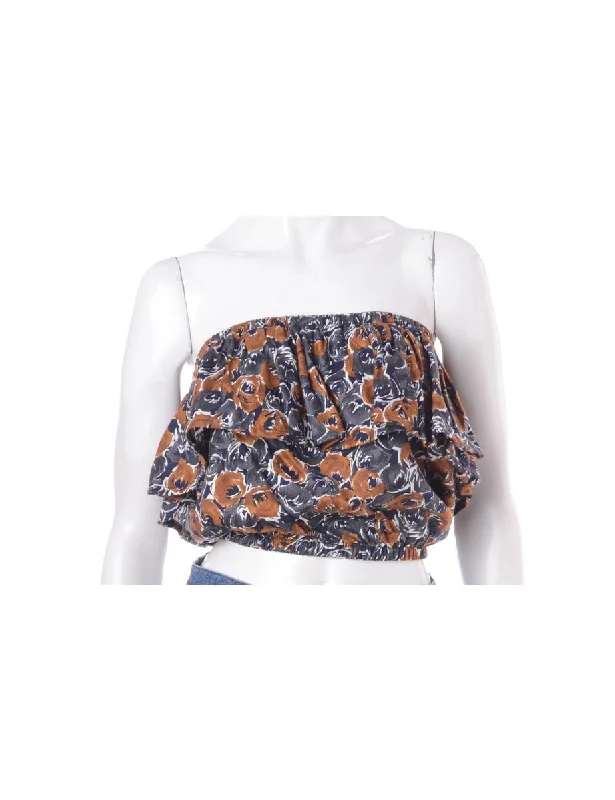 Weekend Comfort Wear Label Penelope Crop Frill Top