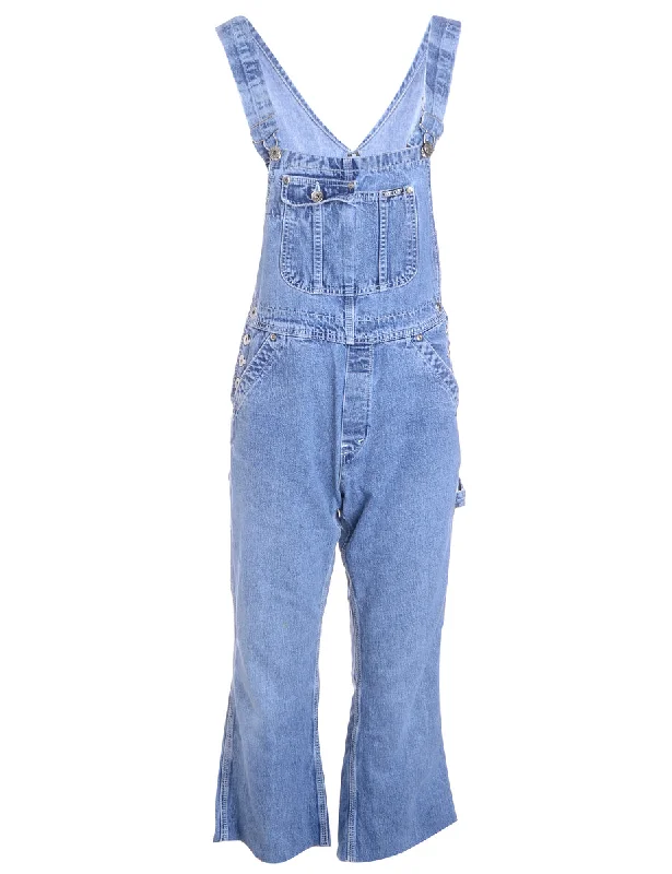 Casual Street Label Pinafore Cropped Dungarees