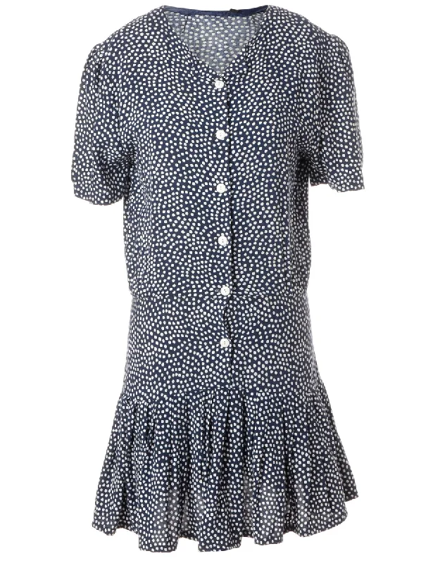 Body Design Label Polka Dots Short Dress