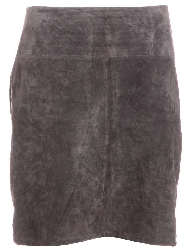 Label Robyn Mini Suede Skirt