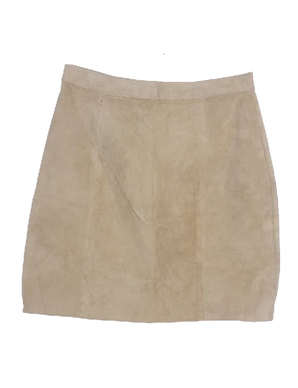 Label Robyn Suede Skirt