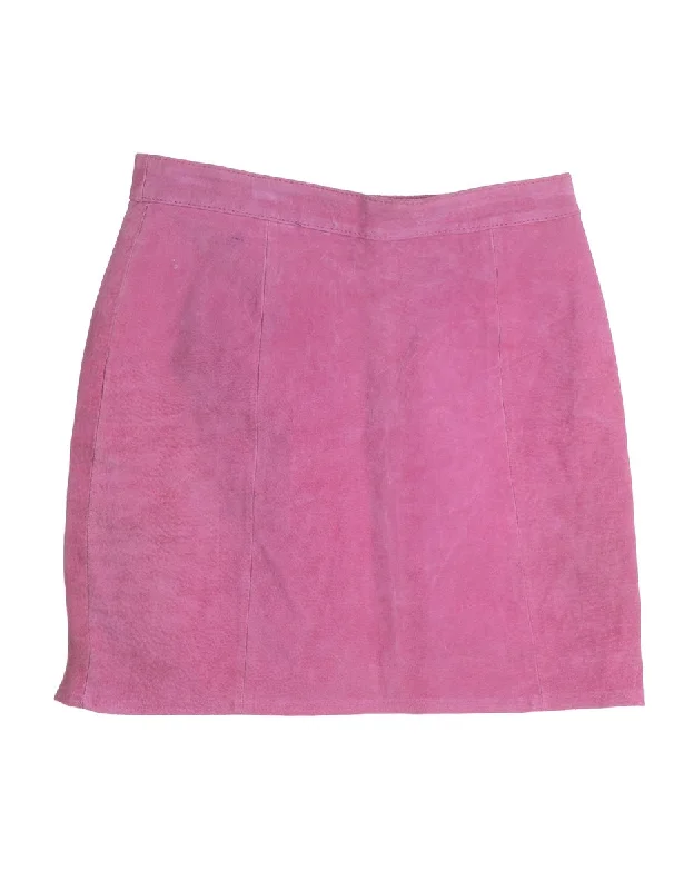 Label Robyn Suede Skirt