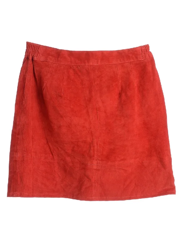 Label Robyn Suede Skirt