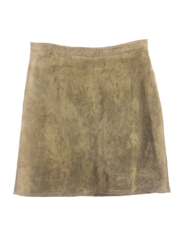 Label Robyn Suede Skirt