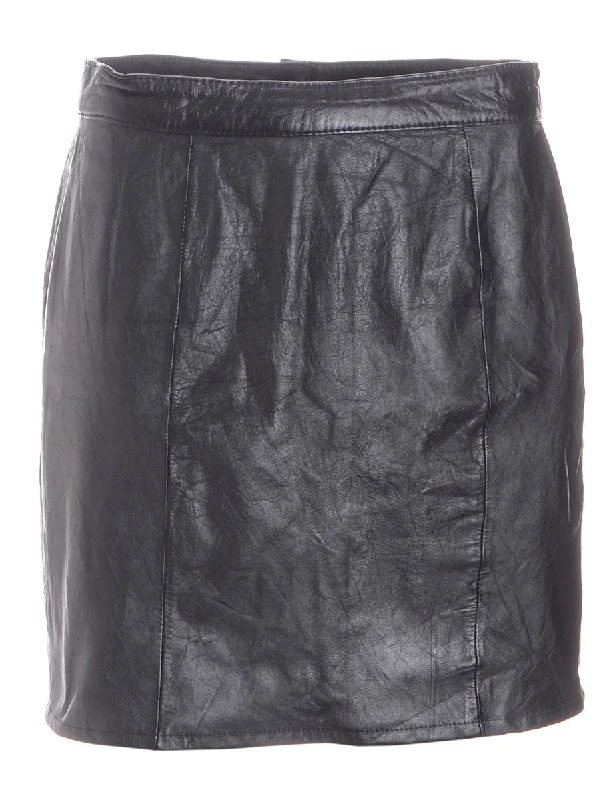 Label Roxy Mini Leather Skirt