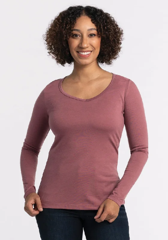 Warm Atmosphere Layla V Neck Top - Wild Ginger