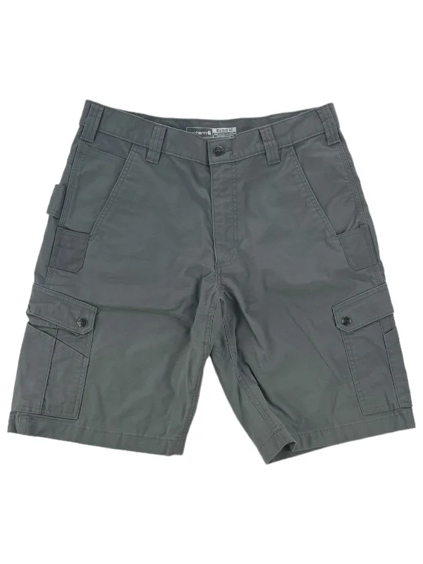 Comfortable Tops Mens Rugged Flex Relaxed Fit Ripstop Cargo Work Short