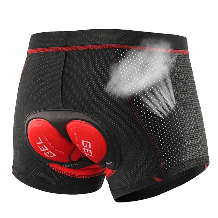 Windbreaker fashion NEWBOLER Breathable Cycling Shorts Cycling Underwear 5D Gel Pad Shockproof Bicycle Underpant MTB Road Bike Underwear Man Shorts