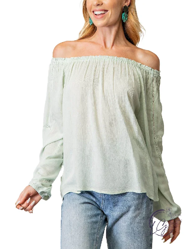 Off-Shoulder Delicacy Blouse