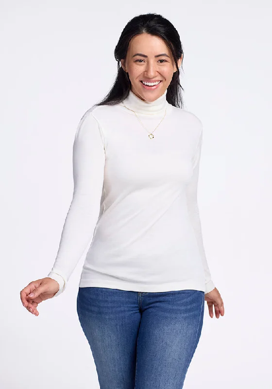 Must-have For Autumn And Winter Peyton Turtleneck - Buttercream